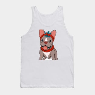 Cute French Bulldog Drawing Tank Top